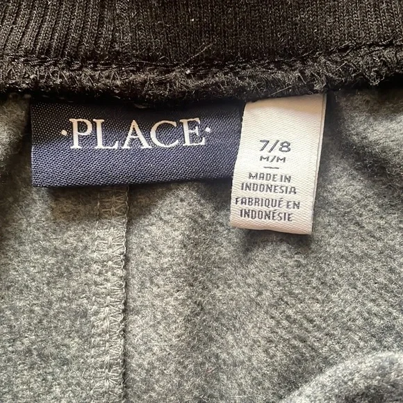 Children’s Place size 7 / 8 Med camo, gray, soft, comfy joggers - Picture 3 of 5